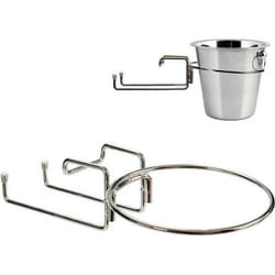 Support pour seau à glace de 18 cm de diamètre.