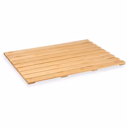Plateforme en bambou 66 x 50 cm pour la salle de bain et la terrasse - taille pratique s'intégrant parfaitement dans différen ...