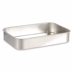 Plat à gratin Argenté Aluminium (20 x 5 5 x 30 cm)