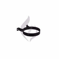 Le collier de serrage à vis pour poêle vitrifié noir 150 mm ABVA150 est idéal pour sécuriser les raccordements dans les systè ...