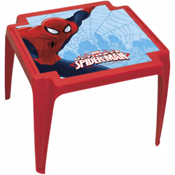 table en plastique 50x55x44cm de MARVEL-Spiderman Table en plastique 50x55x44cm. Fabriqué en PP. Décorez votre chambre avec v ...