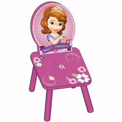 Chaise Princesse Sofia En bois Livrée à monter Dim : 28 x 28 x 52 cm