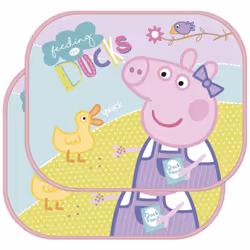 Protecteurs Solaires Pour Fenêtres - Peppa Pig - Fond Rose - 45x36 cm A l'effigie de votre personnage ou héros préféré, le pr ...