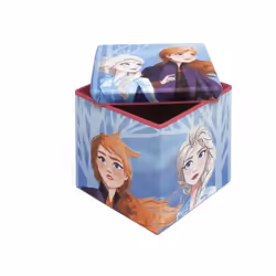 Pouf cube de rangement La Reine des Neiges 2 Disney Coloris : Multicolors Licence Officielle Disney Ce Pouf cube de rangement ...