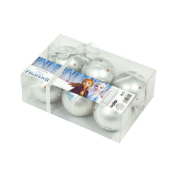 Arditex WD13419 décoration de Noël Boules de décoration de noël Polyéthylène Argent 6 pièce(s)