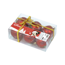 Arditex WD13421 décoration de Noël Boules de décoration de noël Polyéthylène Multicolore, Rouge 6 pièce(s)