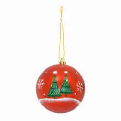 Arditex WD13421 décoration de Noël Boules de décoration de noël Polyéthylène Multicolore, Rouge 6 pièce(s)