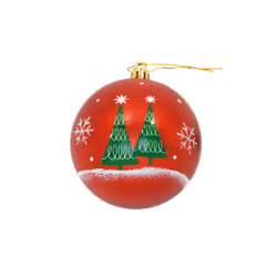 Arditex WD13422 décoration de Noël Boules de décoration de noël Polyéthylène Multicolore, Rouge 10 pièce(s)