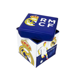 Tabouret de rangement cube Real Madrid cf