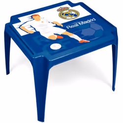 Table en plastique 50x55x44cm de CLUBS-Real Madrid CF Table en plastique 50x55x44cm. Fabriqué en PP.Décorez votre chambre ave ...