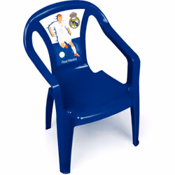 Chaise en plastique 36.5x40x51cm de CLUBS-Real Madrid CF Chaise en plastique 36.5x40x51cm. Fabriqué en PP. Décorez votre cham ...