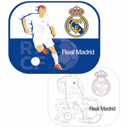 Protecteurs Solaires Pour Fenêtres - Poster à colorier inclus - Real Madrid - 45x36 cm A l'effigie de votre personnage ou hér ...