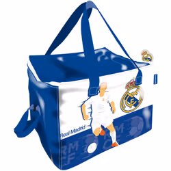 Sac isotherme 30x22x25cm de CLUBS-Real Madrid CF Sac thermique pour la nourriture 30x22x25cm Durable: L'extérieur du sac ther ...