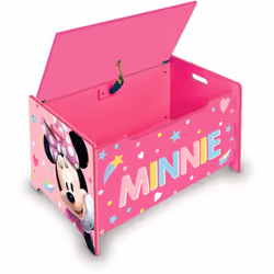 Coffre à Jouets en Bois Disney Minnie Les enfants pourront utiliser ce joli Coffre à jouets Disney Minnie pour ranger leurs a ...