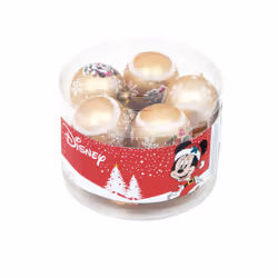 Arditex WD14013, Boules de décoration de noël, Polyéthylène, Or, Multicolore, 10 pièce(s), Boîte, Chine