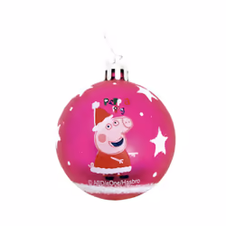 Arditex PP14017 décoration de Noël Boules de décoration de noël Polyéthylène Multicolore, Rose 6 pièce(s)