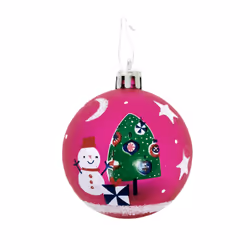 Arditex PP14019 décoration de Noël Boules de décoration de noël Polyéthylène Multicolore, Rose 10 pièce(s)