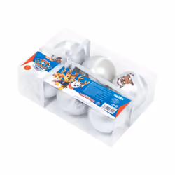 Arditex PW14025, Boules de décoration de noël, Polyéthylène, Multicolore, Argent, 6 pièce(s), Boîte, Chine