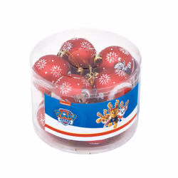 Arditex PW14026, Boules de décoration de noël, Polyéthylène, Multicolore, Rouge, 10 pièce(s), Boîte, Chine