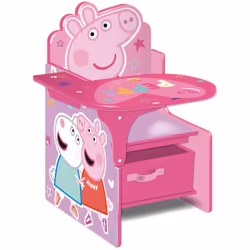 Chaise de Rangement Bureau Peppa Pig Les enfants pourront utiliser cette jolie Chaise de Rangement Bureau Peppa Pig pour s'as ...