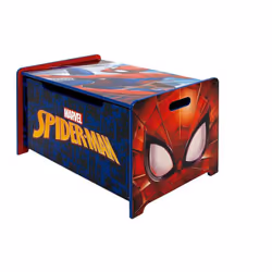 Coffre à Jouets en Bois Marvel Spiderman Les enfants pourront utiliser ce joli Coffre à jouets Marvel Spiderman pour ranger l ...