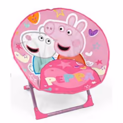 Arditex Moon Chair, Chaise de camping, 2 pieds, Pliable, Métal, Polyester, Rose