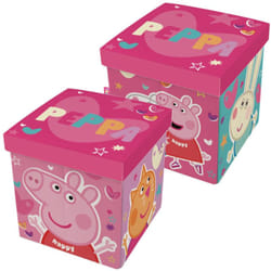 Tabouret de rangement cube Peppa Pig