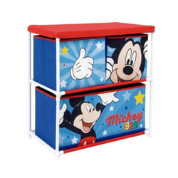 DISNEY MICKEY - Meuble de rangement 3 corbeilles