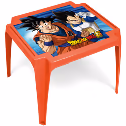 Table en plastique Dragon Ball Z Licence : Dragon Ball Z Personnages : Dragon Ball, Goku, Vegeta, Gohan, Goten, Trunks, Goten ...