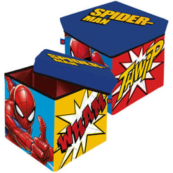 Arditex - Tabouret de rangement cube - Spiderman