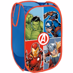 Bac de Rangement - Avengers 36x36x58 cm Licence : Marvel Avengers Personnages : Hulk, Iron Man, Captain America et Thor Longu ...