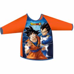 Tablier avec manches - Dragon Ball Z - l/s Licence : Dragon Ball Z Personnages : Son Goku et Vegeta Longueur(cm) : Largeur(cm ...