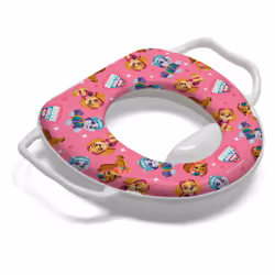 Adaptateur / Réducteur WC - Pat' Patrouille - Rose - 30x36x6 cm Illustrés par des motifs de vos personnages et héros préférés ...