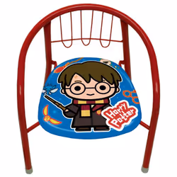 Chaise en métal Harry PotterCaractéristiques produit : Licence : Harry Potter Personnage : Harry Potter Longueur(cm) : 33,5 L ...
