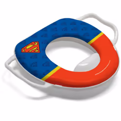Adaptateur / Réducteur WC - Superman - 30x36x6 cm Illustrés par des motifs de vos personnages et héros préférés cet adaptateu ...