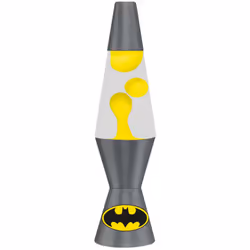 Lampe à Lave - Batman - 9X9X36CM Découvrez les nouvelles lampes à lave Batman ! L'ambiance rétro des lampes à lave est inspir ...