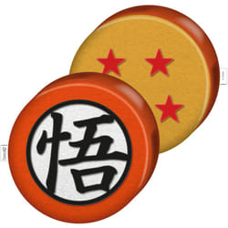 Coussin Brodé En Forme De Rond - dragon ball z