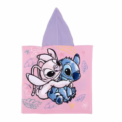 Poncho Microfibre - Angel & Stitch (Lilo & Stitch) - 50x50 cm • Licence : Lilo & Stitch • Âge recommandé : 4 ans • Dimensions ...