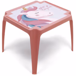 Table en plastique 50x55x44cm de ZASKA-Licorne Table en plastique 50x55x44cm. Fabriqué en PP. Décorez votre chambre avec vos  ...