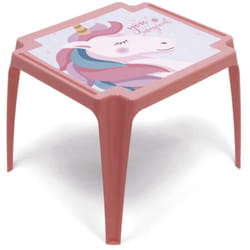 Arditex - Table en plastique 50x55x44cm - Licorne