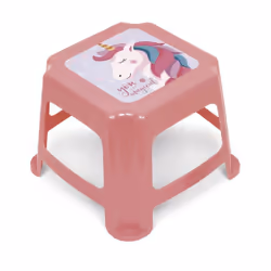 Tabouret En Plastique 27x27x21cm de ZASKA-Licorne Tabouret en plastique 27x27x21cm. Fabriqué en PP.Décorez votre chambre avec ...