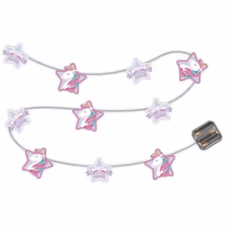 Guirlande de lumières de Noël avec 10 LED chaudes - 165cm. de ZASKA-Licorne Guirlande lumineuse de Noël avec 10 LED. Idéal po ...