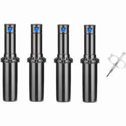 Asperseur d'eau Hunter PGP04 Ultra 3/4'' (Pack 4) Arroseur 3/4 avec retour d'arc automatique, portée de 4,9 à 14 m et angle d ...