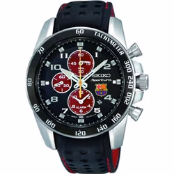 Montre - SEIKO - SPORTURA BARÇA CR. CORREA NEG. - Quartz - Analogique - Cuir Noir