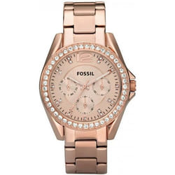 Montre femme - FOSSIL - RILEY ES2811 - Quartz - Analogique - Acier inoxydable plaqué Or