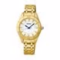 Montre femme - SEIKO - MUJER SRZ434P1 - Doré - Blanc - Rond - Quartz