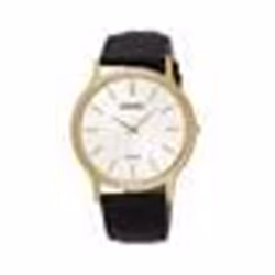 Montre homme - SEIKO - SOLAR SUP872P1 - Quartz - Cuir - Doré