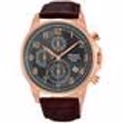 Montre - PULSAR - BUSINESS PM3083X1 - Sport - Quartz - Cuir et Acier inoxydable plaqué Or