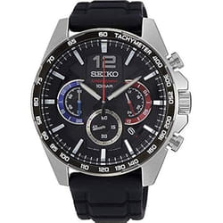 Seiko Montre Homme SSB347P1 Noir