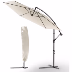 Description générale Notre parasol déporté est idéal pour créer un espace d'ombrage confortable dans votre jardin ou sur votr ...